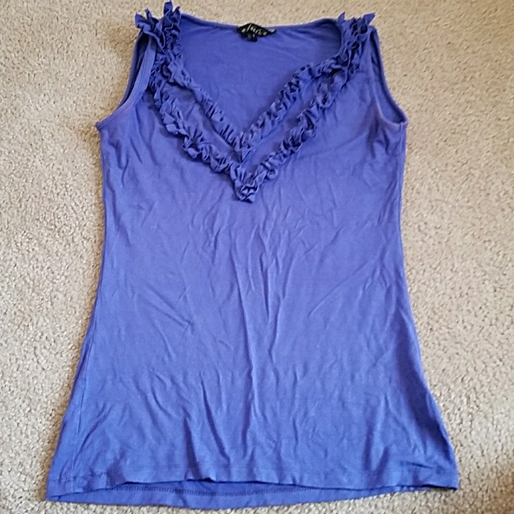 Dunia purple tank top